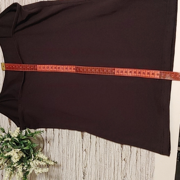 G21 Black shoulder straps figure Skating dance cheer tank top Black CSC - Picture 5 of 5